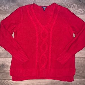 Women’s Red Chaps Sweater XL